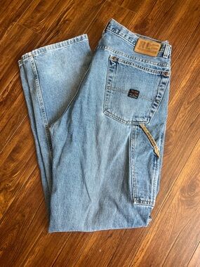 Ralph Lauren Double RL Light Blue Relaxed Carpenter Jeans